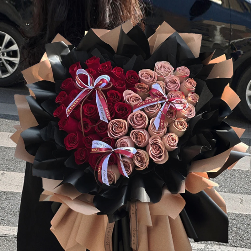 How to write a nice greeting in the flower basket for the opening of an Ennis restaurant